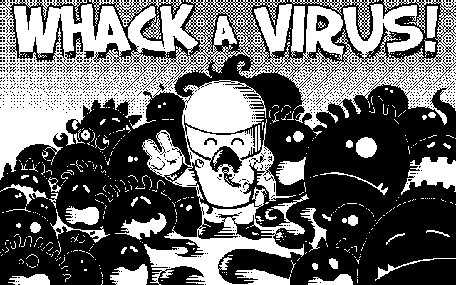 Whack a Virus! atari screenshot